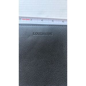 Louenhide Everyday Pouch Black NWT Vegan Leather Zip Wristlet 1896BLK